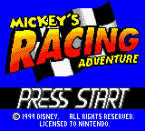 Mickey's Racing Adventure